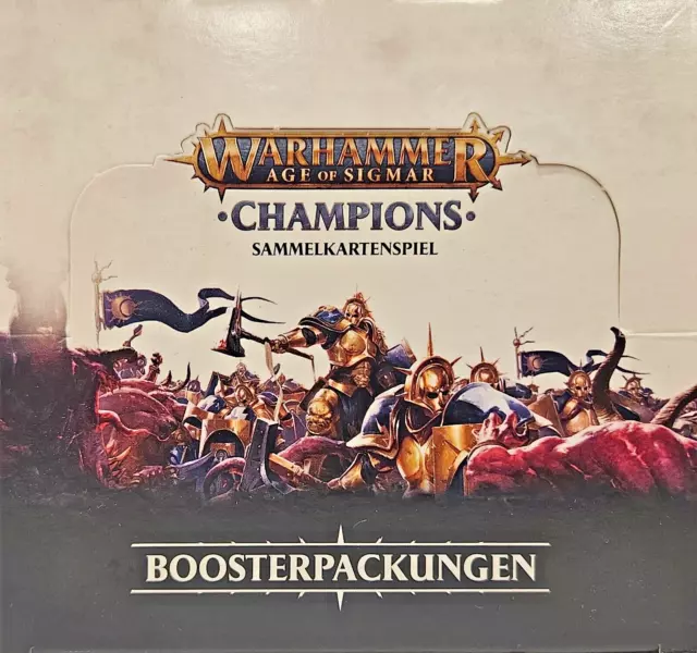 Warhammer Age of Sigmar Champions Sammelkartenspiel Booster Display deutsch OVP