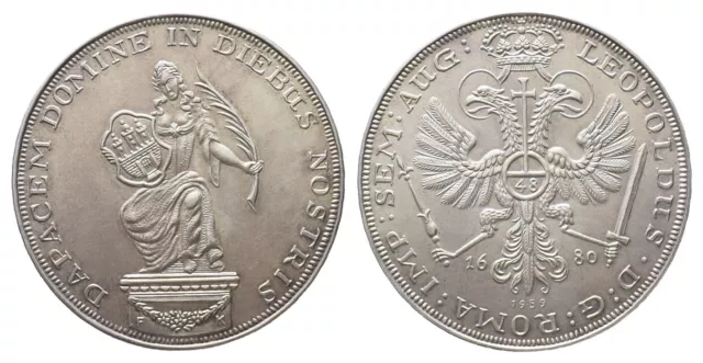 Hamburg- Silbermedaille 1959 / 48 Schilling 1680 Frieden von Nimwegen