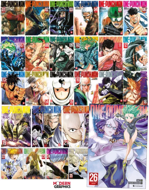 One-Punch Man Anime Manga Vol 1-26: ONE: : Books