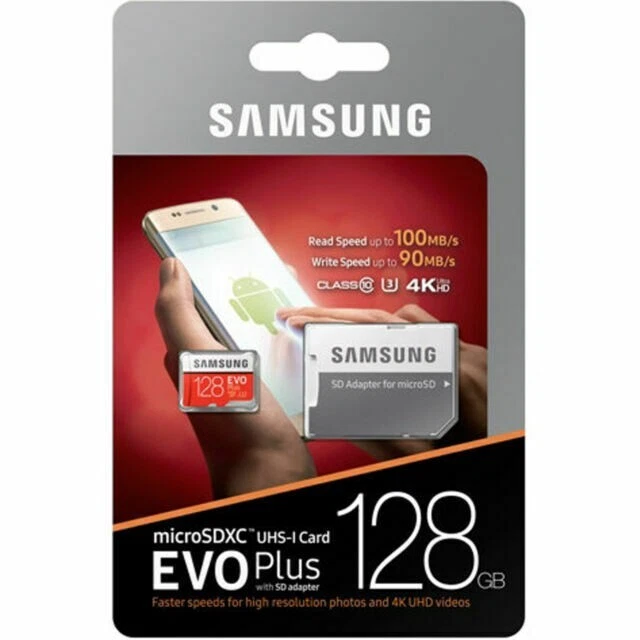 Samsung EVO Plus 128GB Classe 10 UHS-I microSDXC Scheda di Memoria con...
