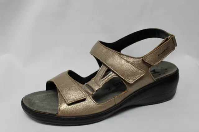 SANDALI MEPHISTO MOBILS Ergonomic Jasmine pelle oro estraibile