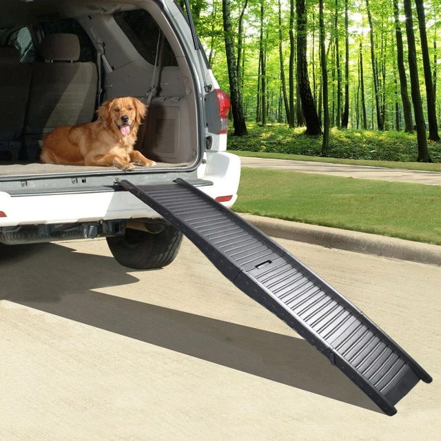 Auto Hunderampe klappbar,Kunststoff Anti-Rutsch bis 50 kg