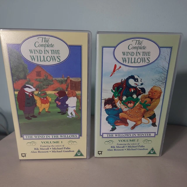 THE COMPLETE WIND In The Willows Volumes 1 & 2 On VHS Video Cassette ...