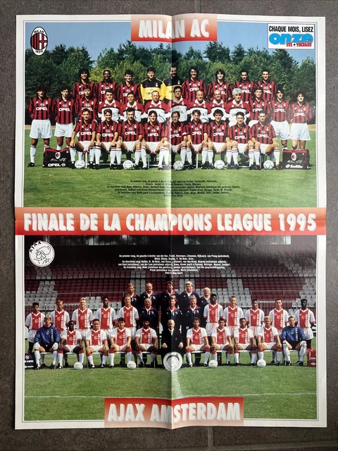 Grand Poster Vintage Girondins De Bordeaux Vs TFC Toulouse - Saison 1986/87