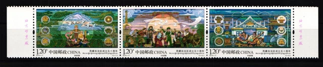 China Volksrepublik 4714-4716 postfrisch 50 Jahre autonome Region Tibet #HX896