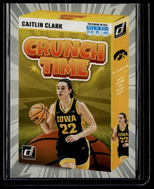 CAITLIN CLARK 2024 Panini Collection Crunch Time Insert SSCT1 Iowa