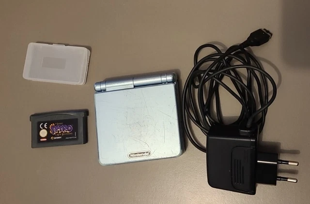 Console Nintendo Game Boy Advance SP Bleu gameboy +1Jeu+Sachoge