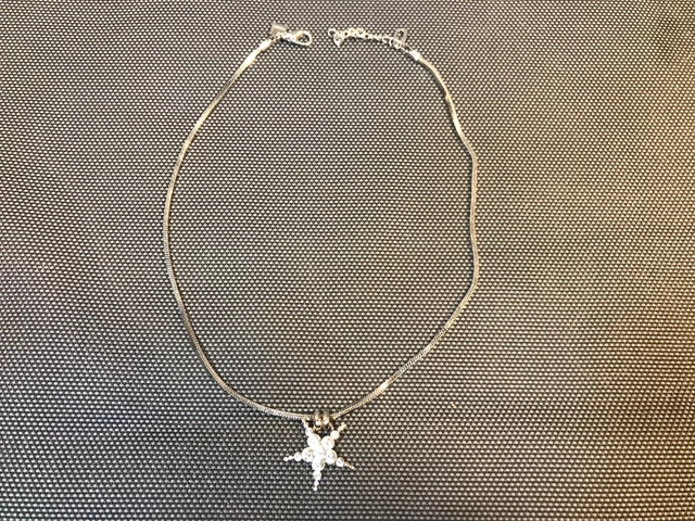 Collier Vintage Borgia Doré Avec Perles - Bijou Fantaisie Ancien - Diamètre 11 Cm