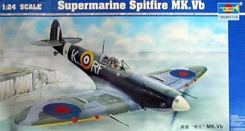 1:24 TRUMPETER KIT Supermarine Spitfire Mk.Vb TR02403 Modellbau