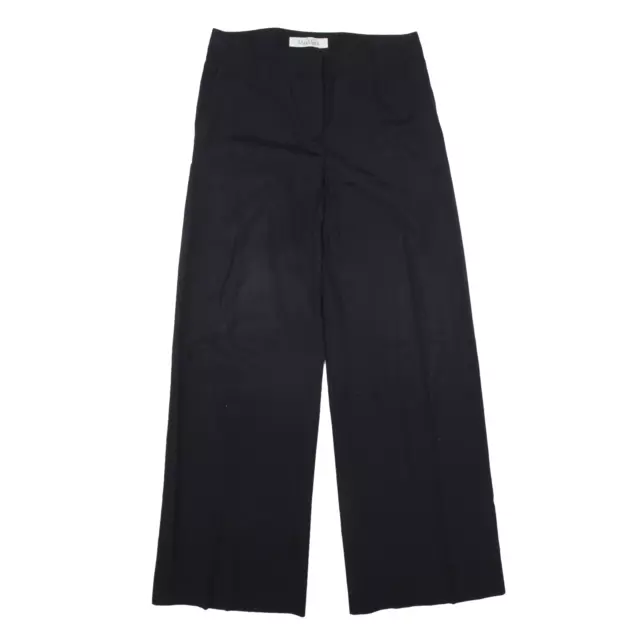 MAX MARA pantaloni neri larghi da donna dritti W28 L30