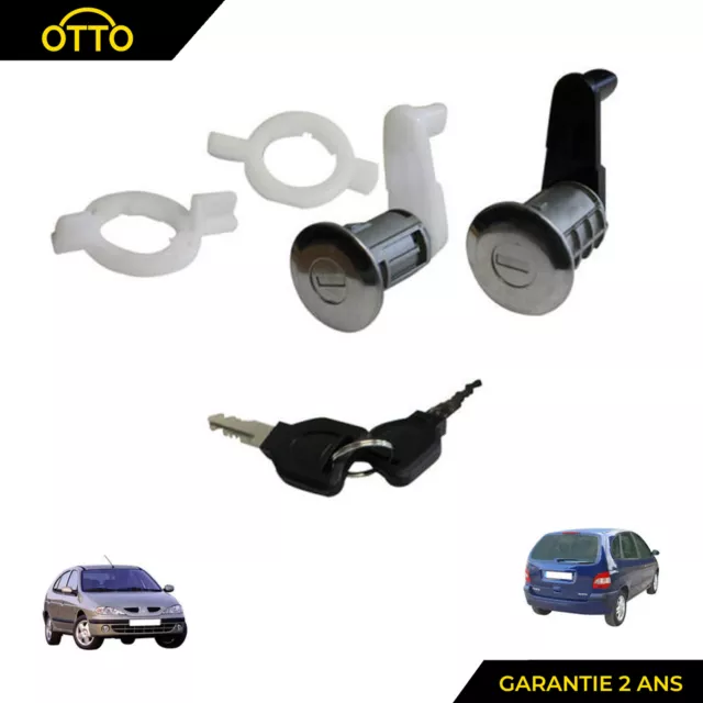 BARILLET SERRURE BARILLETS SERRURES DE PORTE pour RENAULT MEGANE 1 - SCENIC 1