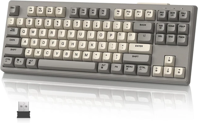 MAMBASNAKE M87 TKL 87 keys - Dual mode Wireless Gaming Keyboard, PBT Ball Mixed
