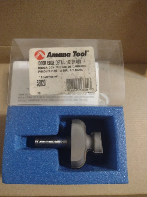 Amana tool 53820 Door Edge Detail 1/2" SHK