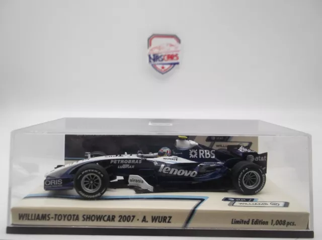 1/43 Williams-Toyota FW29 #17 Showcar 2007 Alexander Wurz Minichamps