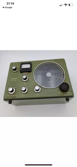 SAILOR TYPE 46 TD Commercial Receiver AM UHF 82204F Marine Navy Radio 46TD