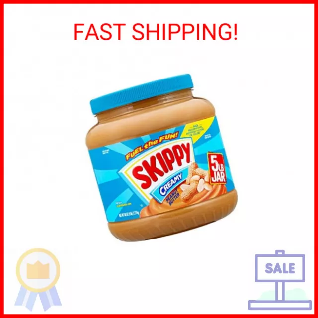 SKIPPY Creamy Peanut Butter, 5 Pound