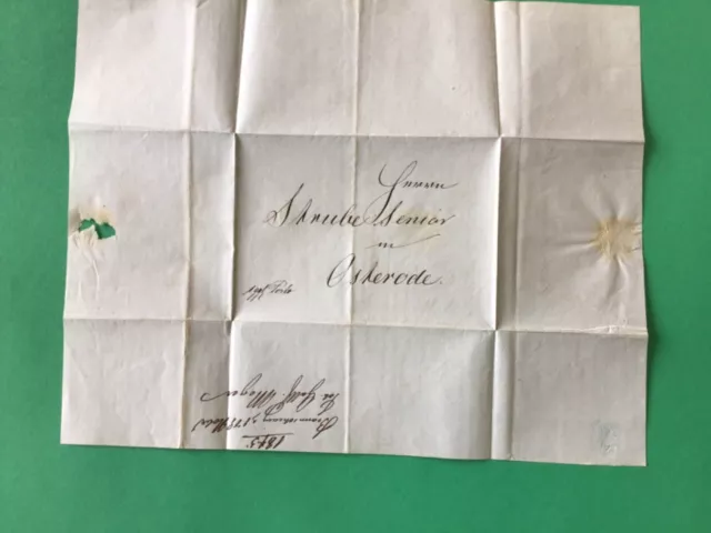 Braunschweig 1845 entire letter cover   Ref A4688