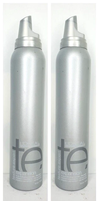 2 Loreal Texture Expert EXPANSION BODY ACTIVATING MOUSSE Fine Hair 6.5 oz Ea(389
