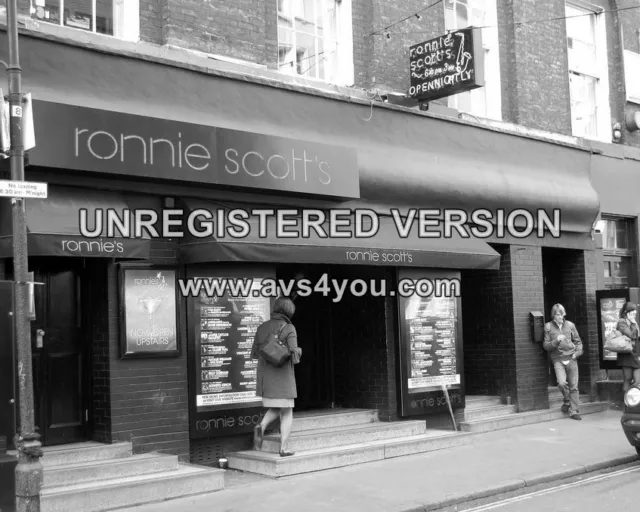 Ronnie Scotts Club Soho Sixties 10" x 8" Photograph no 3