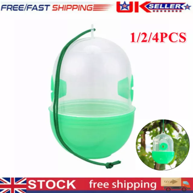 1/2/4x Wasp Trap Hanging Honey Pot Fly Flies Insect Bug Catcher Killer Outdoor
