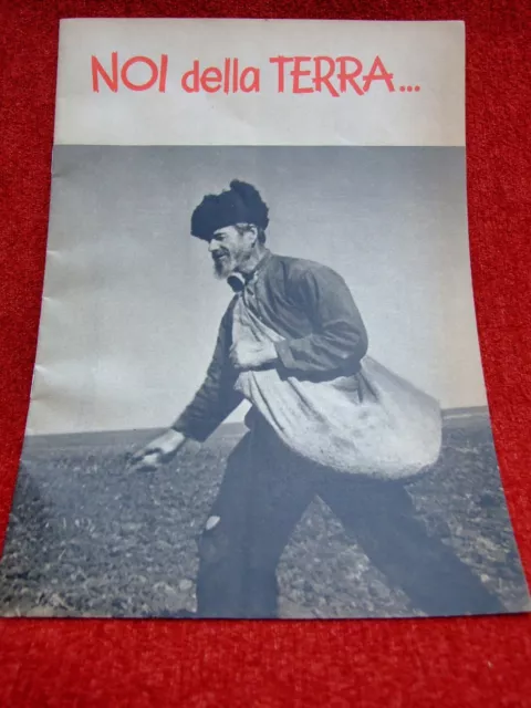 Publicité Politique : Brochure " Nous La Terre " (Anticomunismo)