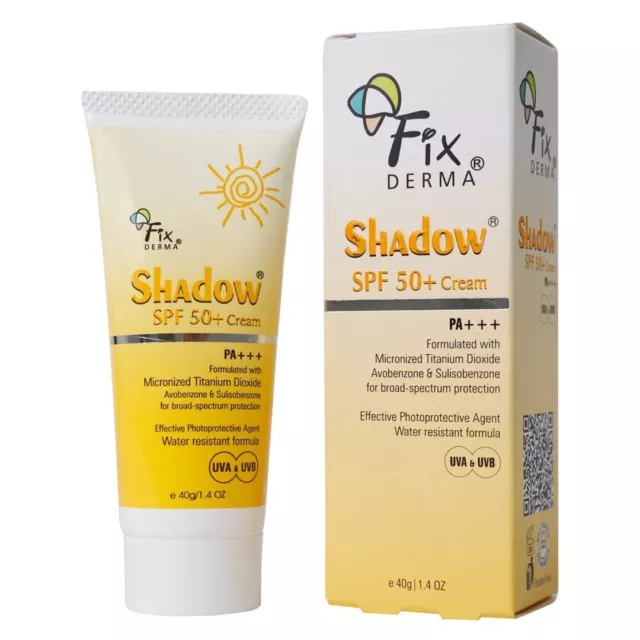 Fixderma Shadow Crème solaire SPF 50+, PA+++ résistante à l'eau et non...