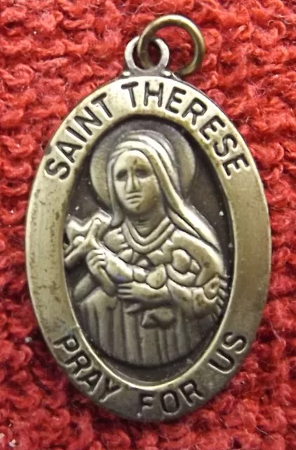 Saint Therese Catholic Medal Medallion