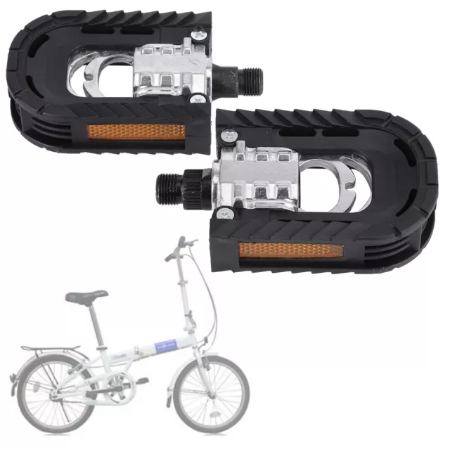 1 Pair Foldable Lightweight Road Bike Pedals Bicycle Replacement Part Access IDS