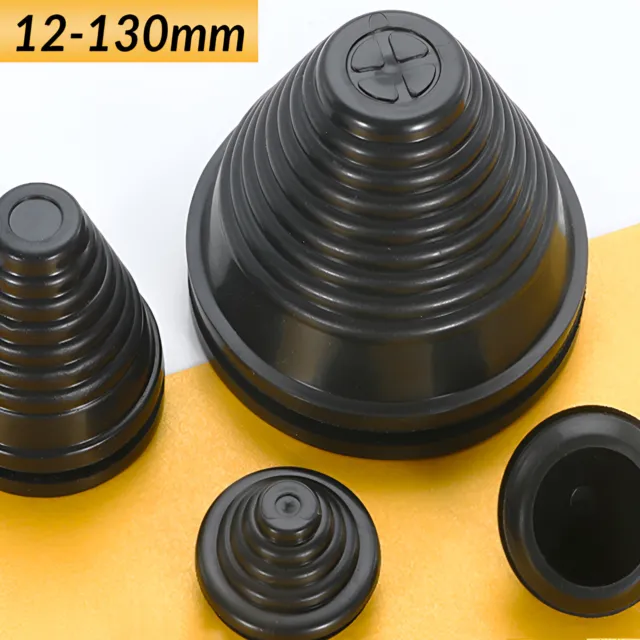 Gummitülle oval PVC für Kabel-Schutz (Klemmbereich 2 mm)