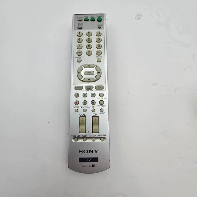 Controle Tv Sony Trinitron Rm-y116 Novo Ler Descrição | MercadoLivre