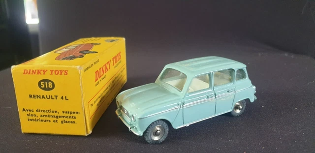ANCIENNE VOITURE DINKYTOYS Renault 4L, n°518, échelle 1/43 EUR 5,00