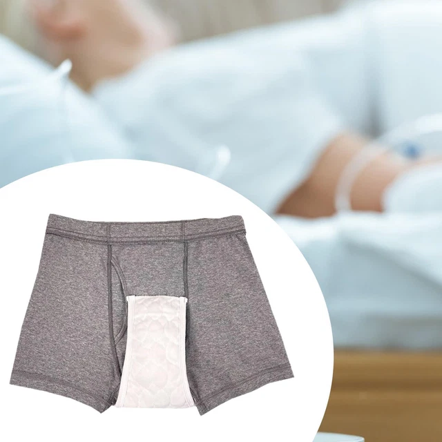 Herren Windelhose waschbar Softakfrei super saugfähig Inkontinenz L