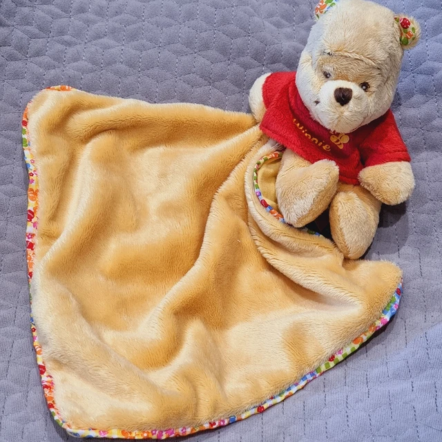 DISNEY BABY WINNIE The Pooh Blankie Blanket Comforter Soother Soft Toy