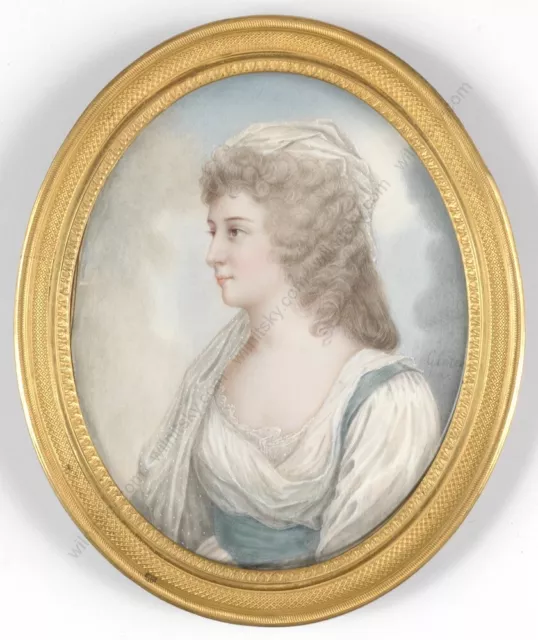 Johann Christoph Franz Giere "Augusta, Princess of Great Britain" miniature (m)