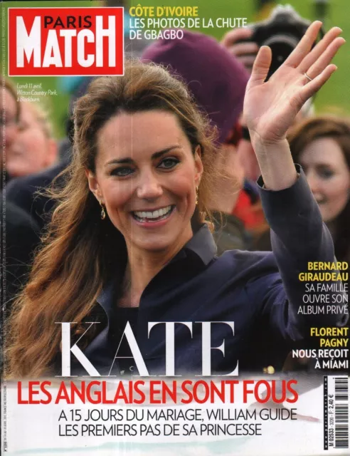 Couverture magazine,Coverage Paris Match Kate Middelton