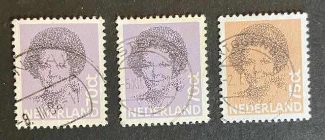 B707 Briefmarken Niederlande Nederland Holland Königin Beatrix Queen gestempelt