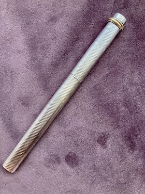 CARTIER STYLO GODRON VENDOME PLACCATA ORO PENNA A SFERA ST10301 