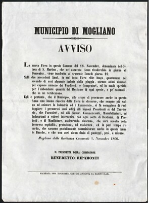 MUNICIPIO DI MOGLIANO-FIERA Annuale Invito Per I Commercianti ...