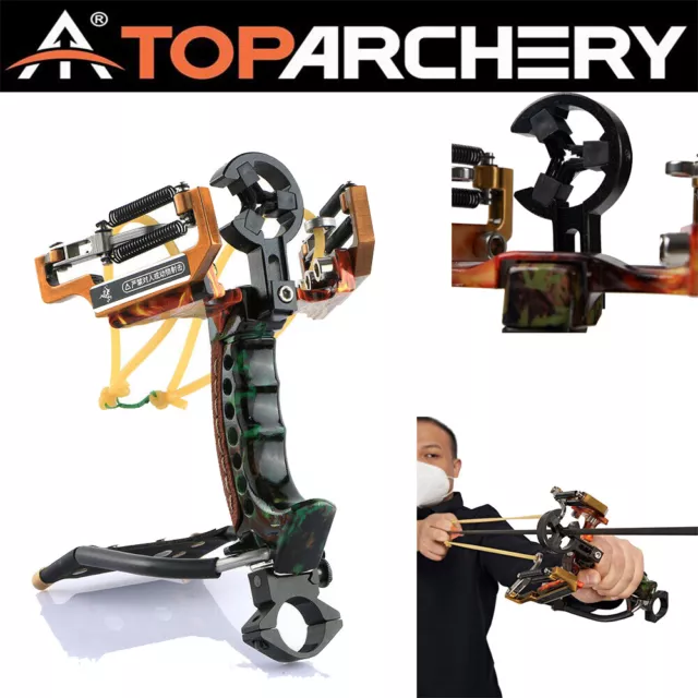 Powerful Hunting Slingshot & Fishing Catapult 2 in 1 with Arrow Rest for Adult