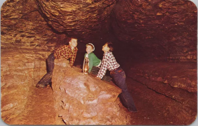 Hannibal Missouri~Mark Twain Cave~Hundred Years Old~Vintage Postcard