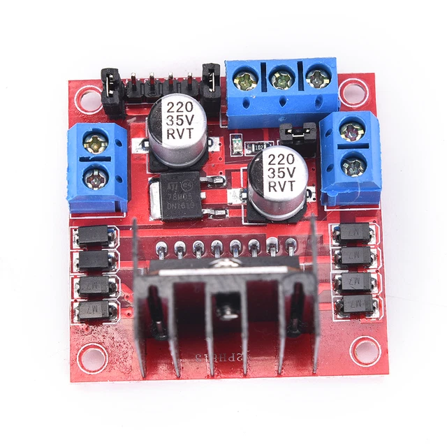 Module Driver Moteur L298N - Double H Bridge, 2.5A Max, Pour Moteurs DC Ou Pas-à-pas, Arduino, Robotique