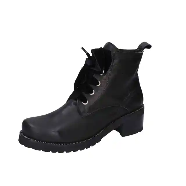 chaussures femme BUENO bottines noir cuir EY324