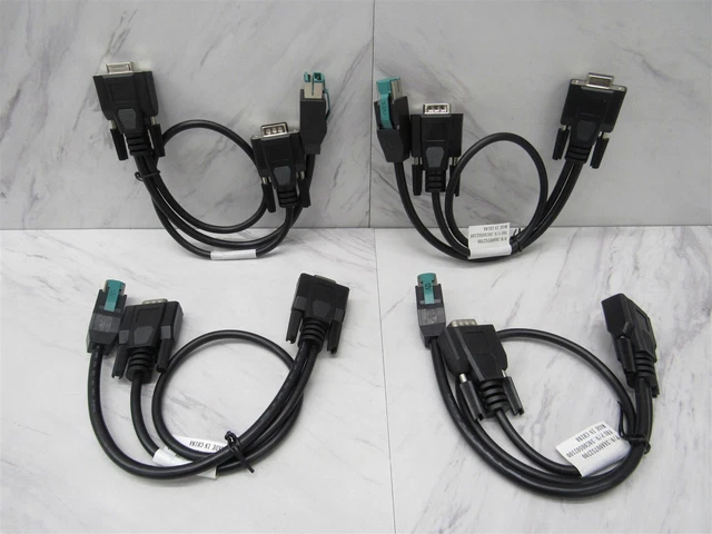 4 LOT - Toshiba Y-Split Display Serial Cable Powered USB 3AC00502100 4900-786