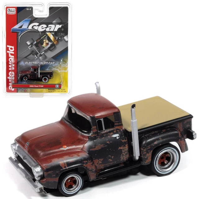 Auto World Slot Cars Auto World '56 Ford Pickup, Red