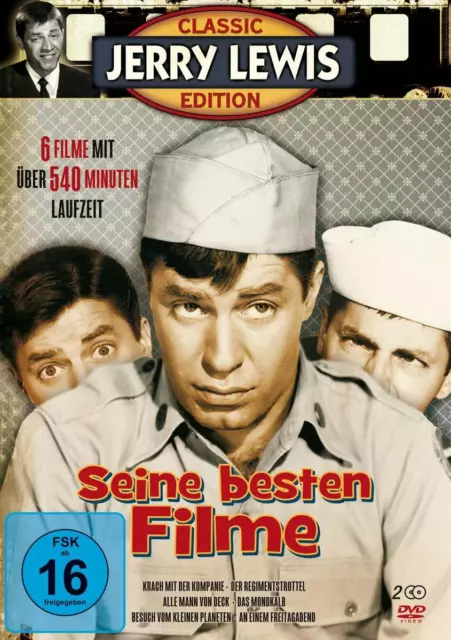 Jerry Lewis - Seine besten Filme (2 DVD) - NEU ~ 6 FILME ~ TOP-SAMMLUNG