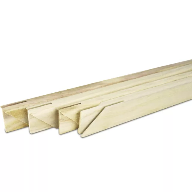 Keilrahmenleisten (2x 30cm) Keilrahmen Bausatz Holzleisten Set selbst zusammenba 2