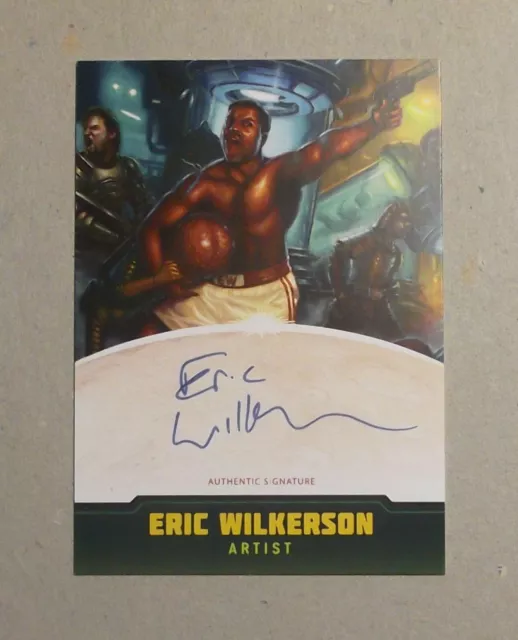 2015 Topps Mars Attacks Occupation Eric Wilkerson Creator Autograph card A7