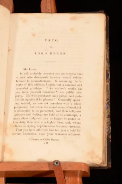 1814-1824 Cato to Lord Byron and Ode to Napoleon Buonaparte George Burges 3