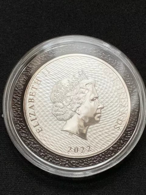 2022 Cook Island Bounty 1 oz argent avec capsule 2