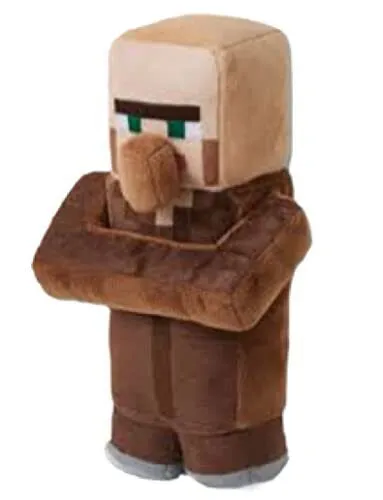 Minecraft Villager Plush Doll Stuffed Toy 20cm XMAS Gift